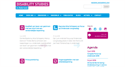 Desktop Screenshot of disabilitystudies.nl